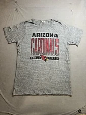 Arizona Cardinals Junk Food Mens 2XL Gray Short Sleeve Pullover Adult Tee NWOT.