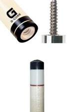 New McDermott 29" G-Core 12.75mm Shaft - 3/8x10 Black w/ Brass Ring Jt Collar