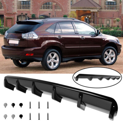 Universal Gloss Car Rear Diffuser Bumper Lip Spoiler Body Kit