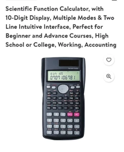 Fonction scientifique 10 Calculatrice d'affichage numérique avec LCD Écran large (627-636)
