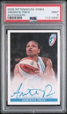2008 Rittenhouse WNBA Autograph Armintie Price PSA 9 Ole Mississippi Rebels