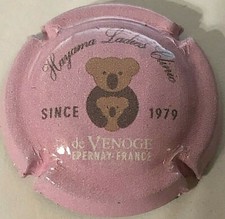 Capsule de Champagne De VENOGE (196a. Fond rose)