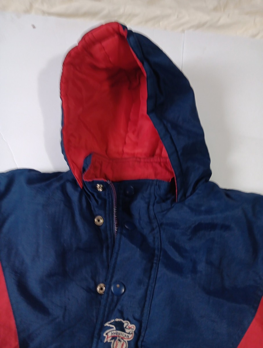 Vintage STARTER Cleveland Indians 1/4 Zip Pullover Jacket Sz