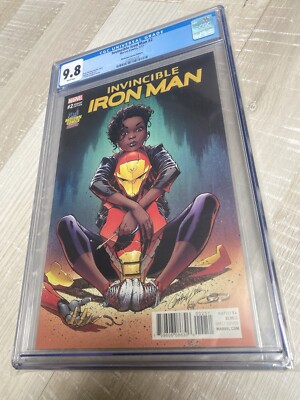 Invincible Iron Man #2 J Scott Campbell Variant 9.8 CGC Marvel US Comics
