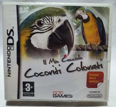 My Pet Parrot Il Mio Cucciolo Cocoriti Colorati Nintendo DS NEW SEALED ITA BOX