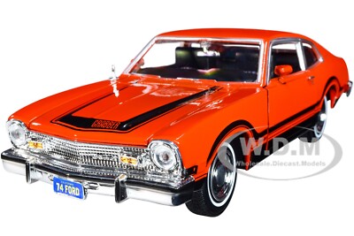 1974 FORD MAVERICK GRABBER ORANGE 1/24 DIECAST MODEL CAR BY