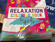 RELAXATION COLORING BOOK FOR GIRLS