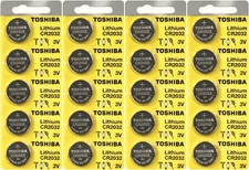 20 Toshiba CR2032 3 Volt Lithium Coin 2032 Batteries