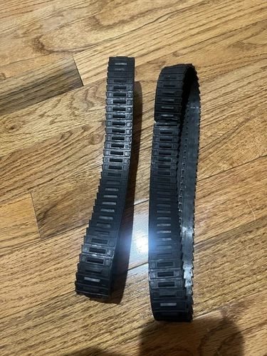 VTG GI Joe 1982 Arah Mobat Tank Rear Set of 2 Tracks ONLY Part Replacement