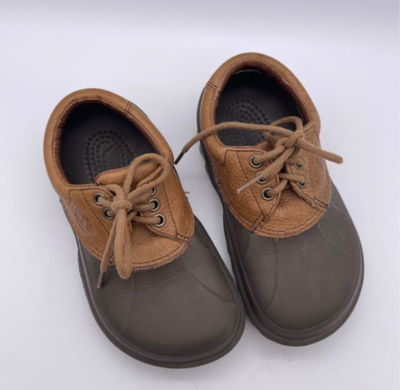 Terrain Tan Leather Upper Lace up Shoes 