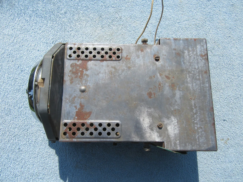 Radio de tablero Ford Car Crown Victoria 1955 con perillas cromadas Foto 3 de 4