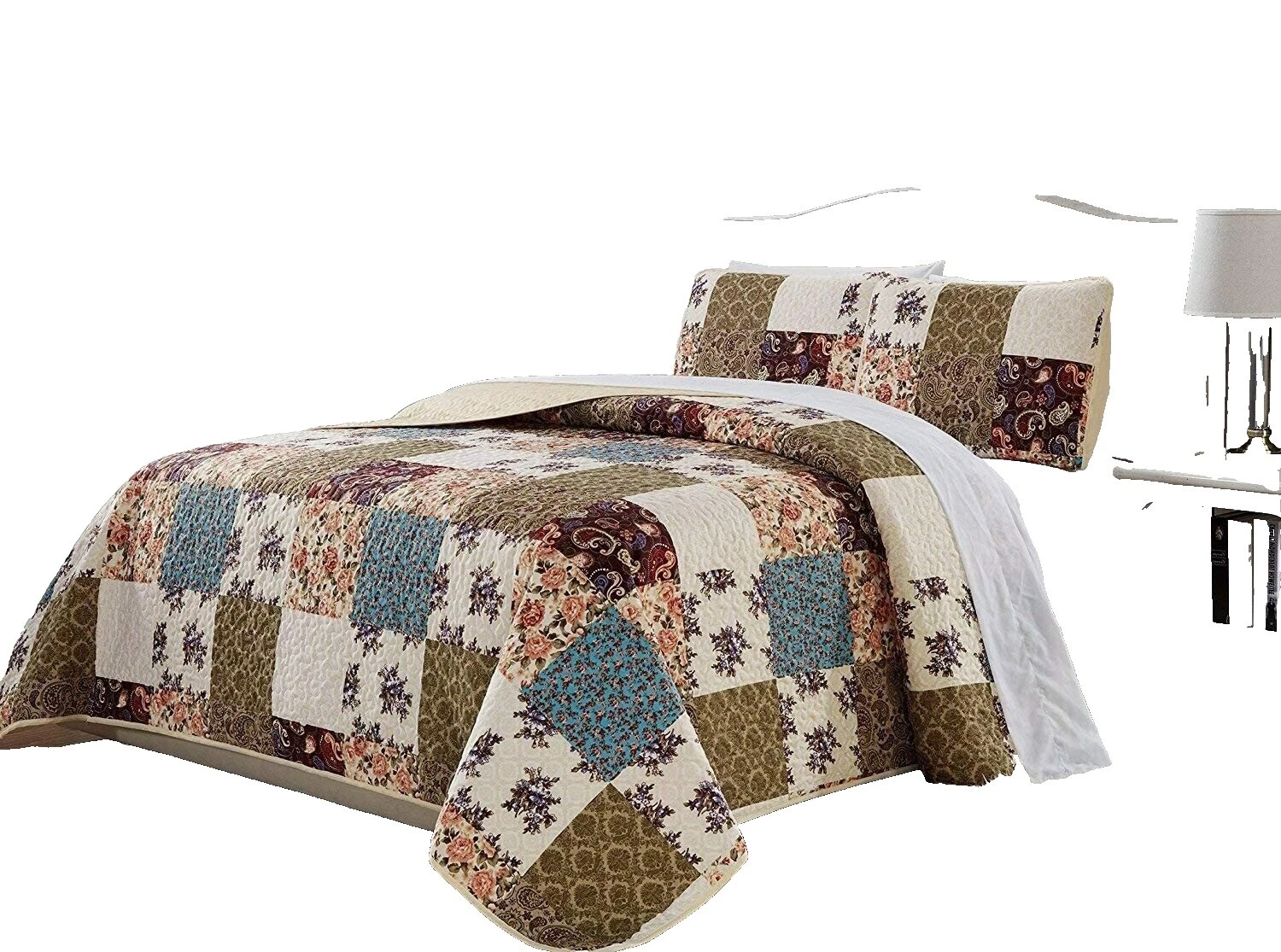 País Patchwork Microfibra Colchas