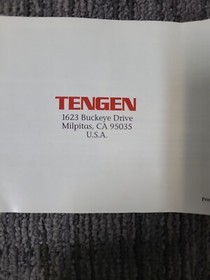 Nintendo NES Vindicators Game Authentic Manual Tested & Works 