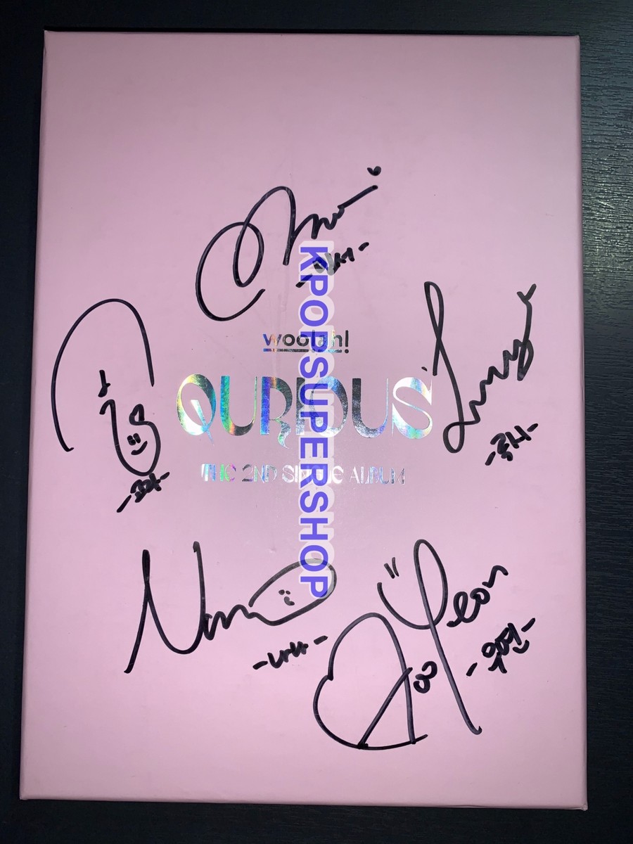 Woo!Ah! 2nd Single Album Qurious Autographed Signed CD Promo Sora
