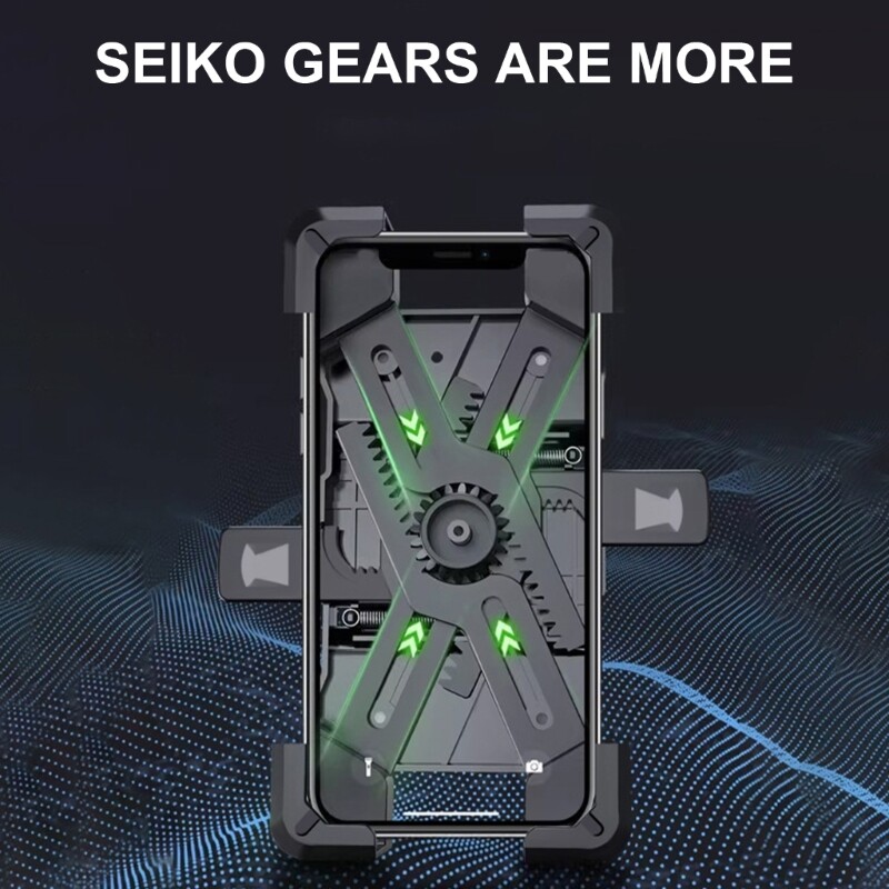 360 Rotating Anti-Slip Motorcycle Bike Phone Mount Bracket Support