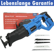 Elektro Säbelsäge 900 Watt Tigersäge elektrischer Fuchsschwanz mit 5 Sägeblätter