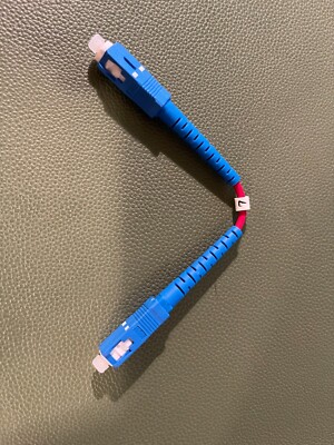 3x7dB SC/U-SC/U Fiber Optic Loopback Attenuator Single Mode