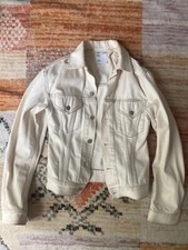 Helmut Lang Cream Denim Jacket