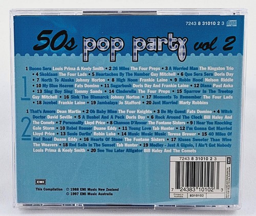 50s Pop Party - Volume 2 CD 2-Disc Set (A16) - Picture 5 of 5