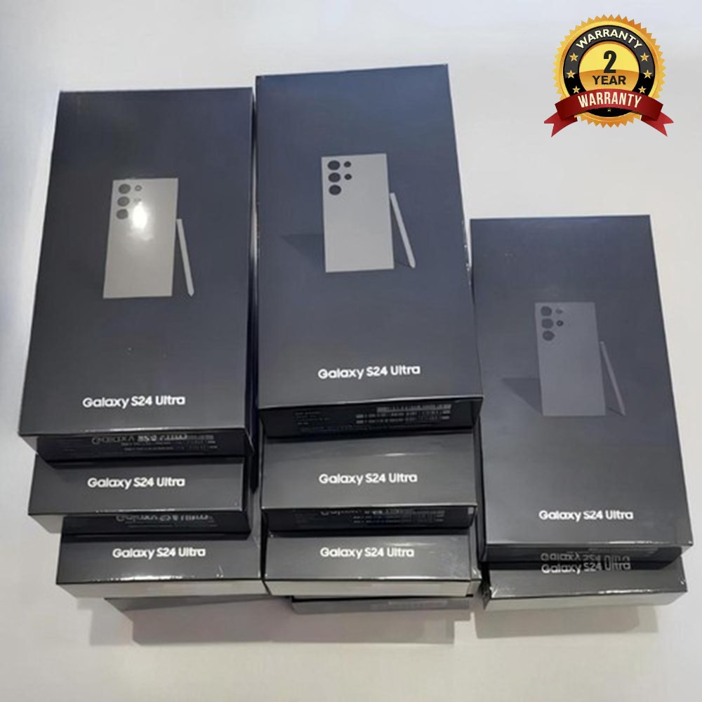 New Sealed Samsung Galaxy S24 Ultra (5G) 256GB/512GB Unlocked GSM+