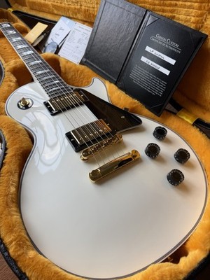 2026 Gibson Custom Shop Les Paul Custom Ebony Fretboard - Alpine White