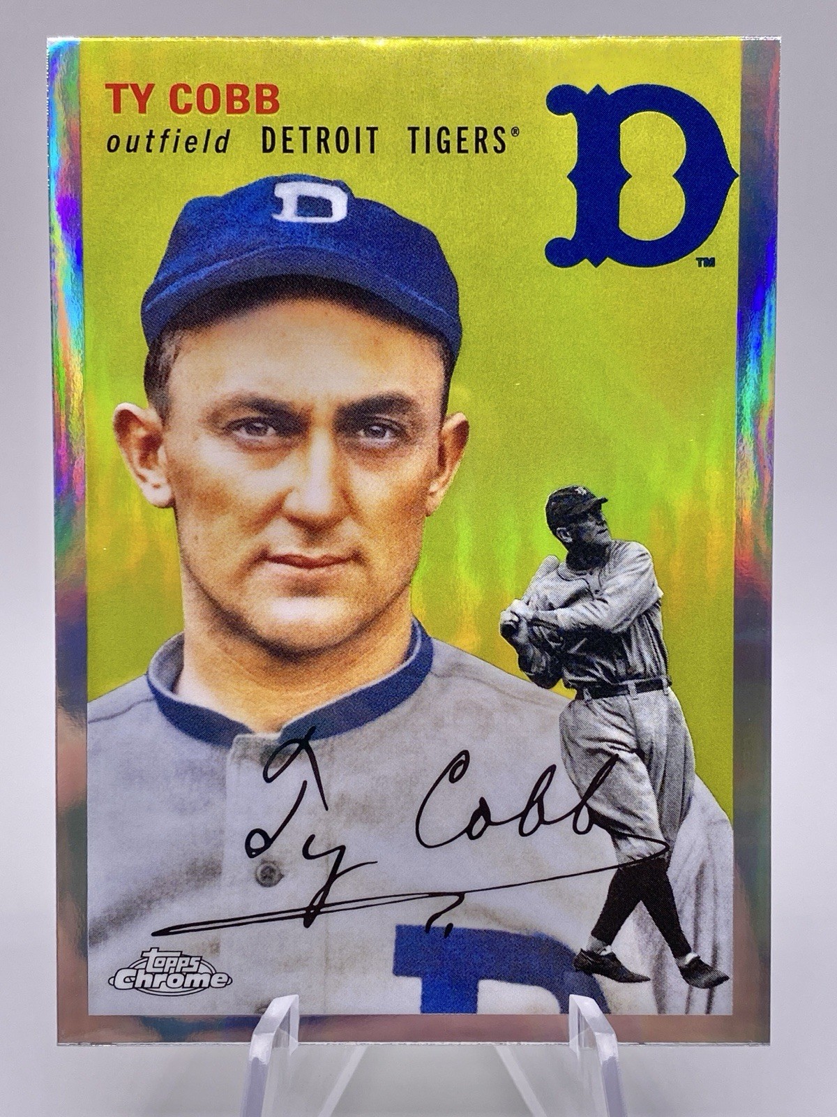 2023 Topps Chrome Platinum Anniversary - Ty Cobb #464 Refractor
