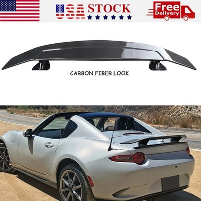 For Mazda MX-5 Miata Carbon Fiber Style 46''Rear Trunk Spoiler Lip Wing Racing