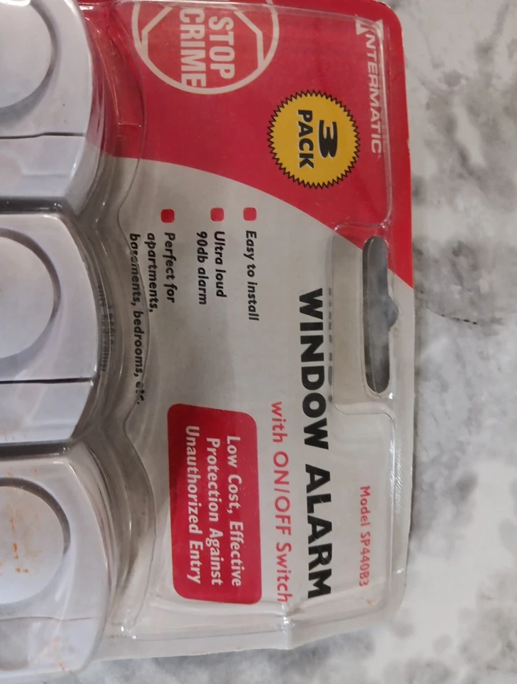 New Intermatic Window Alarm 3 Pack Window Alarm - Image 4 of 4