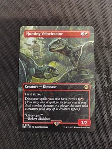 MTG 狩りをするヴェロキラプトル 英語版 Hunting Velociraptor Mtg | eBay