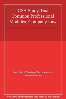 ICSA Study Text. 0862772109