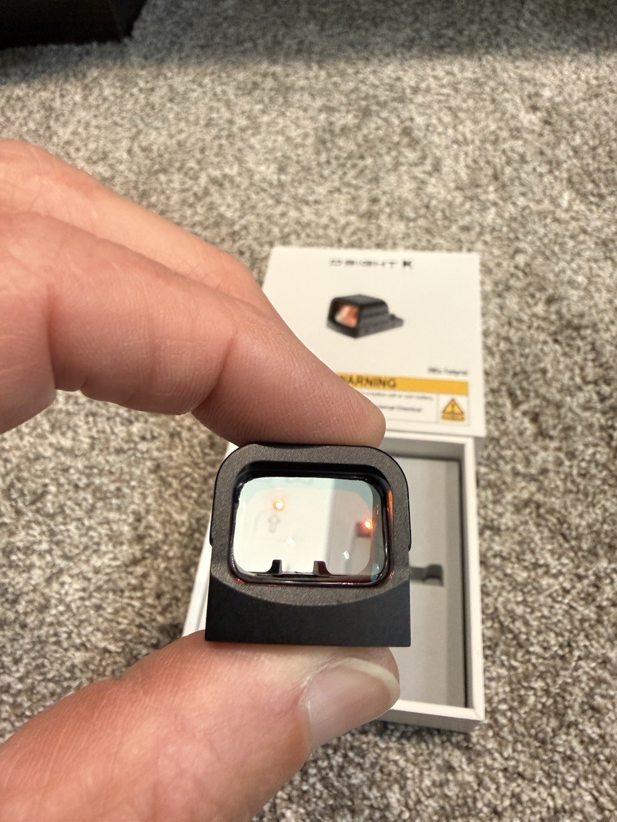 OSIGHT K Micro Red Dot Sight, 6 MOA Open Reflex Sight with RMSc/K Footprint