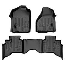 Smartliner 2 Rows Custom Fit Floor Liners For 2009-2011 Dodge Ram 1500 Quad Cab Smartliner 2 Rows Custom Fit Floor Liners For 2009-2011 Dodge Ram 1500 Quad Cab
