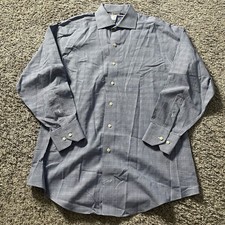 Brooks Brothers Regent Shirt 16 2/3 Blue Checked Down Button Down Non Iron NWOT