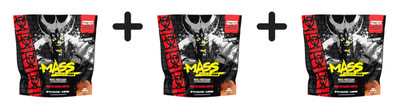 3 x Mutant Mutant Mass EXTREME 2500 (6lbs) Triple Chocolate (13,48 EUR/kg)