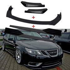 For Saab 9-3 Hatchback Front Bumper Lip Chin Spoiler Body Splitter Side Skirt For Saab 9-3 Hatchback Front Bumper Lip Chin Spoiler Body Splitter Side Skirt
