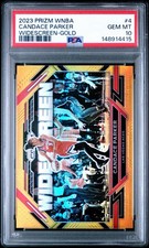 2023 Prizm WNBA CANDACE PARKER Widescreen Gold /10 PSA 10 Pop 2 💎 Aces SSP