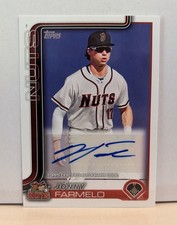 2025 Topps Pro Debut-Jonny Farmelo #PD-156 Autograph-Modesto Nuts