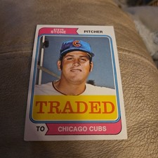 1974 topps traded #486T Steve Stone CUBS
