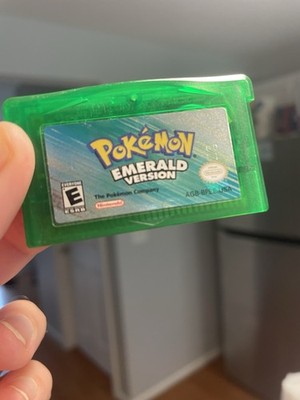 Pokémon Emerald CART ONLY, GBA 2005, Dry Battery (Original), Authentic, TESTED
