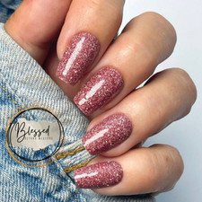 Red Aspen Press On Nails-Marian&rsquo;s Lessons in Mindfulness Medium &bull; Coffin &bull;