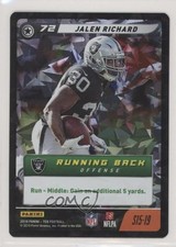 2019 Panini NFL Five TCG Starter Deck Cracked Ice Jalen Richard #S15-19 fm0