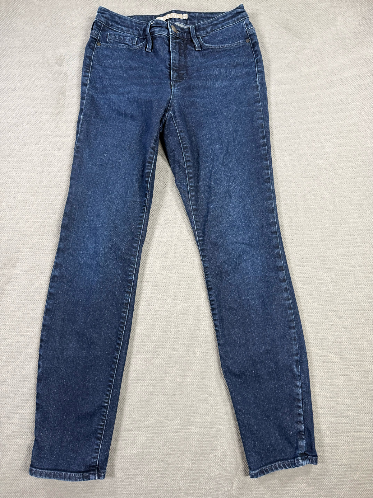 Athleta Sculptek Mid/High-Rise Skinny Jeans Womens 4 Dark Wash Stretch