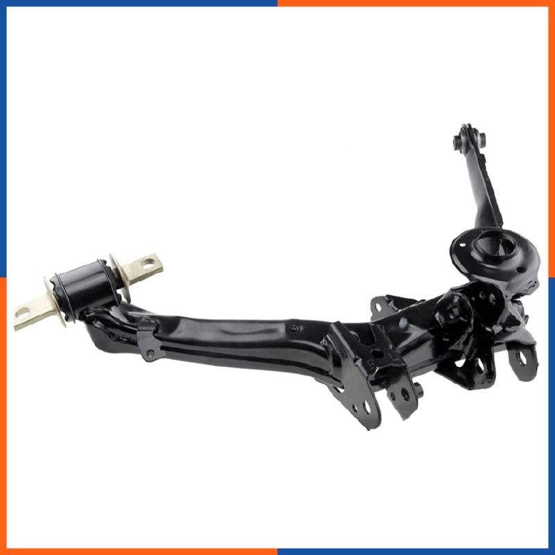 Bras de suspension arrière inférieur gauche pour Honda ZWT-HD-044 en acier renforcé noir