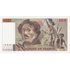 [#336727] France, 100 Francs, Delacroix, 1990, G.168, UNC
