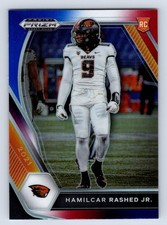 2021 Panini Prizm Draft Picks Hamilcar Rashed Jr. #141 Red White & Blue Prizm RC
