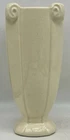McCoy Scroll Handled Vase, 1940's, Cream