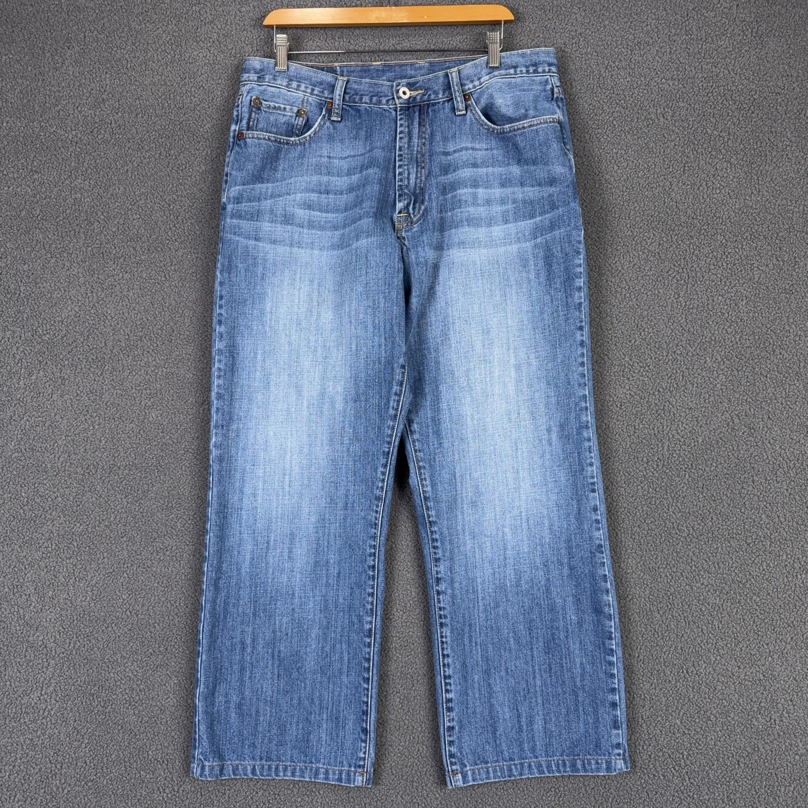 Mens 36x29 (36x28.5) Blue 181 Bootleg Relaxed Bootcut