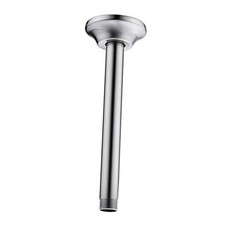 Ceiling Mount Rain Shower Head Arm and Flange 8 Inch Brushed Nickel