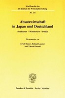 Absatzwirtschaft In Japan Und Deutschland. Erich Batzer