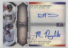 2011 Bowman Sterling Dual Refractor 33/99 Deven Marrero Matt Reynolds Auto fm0